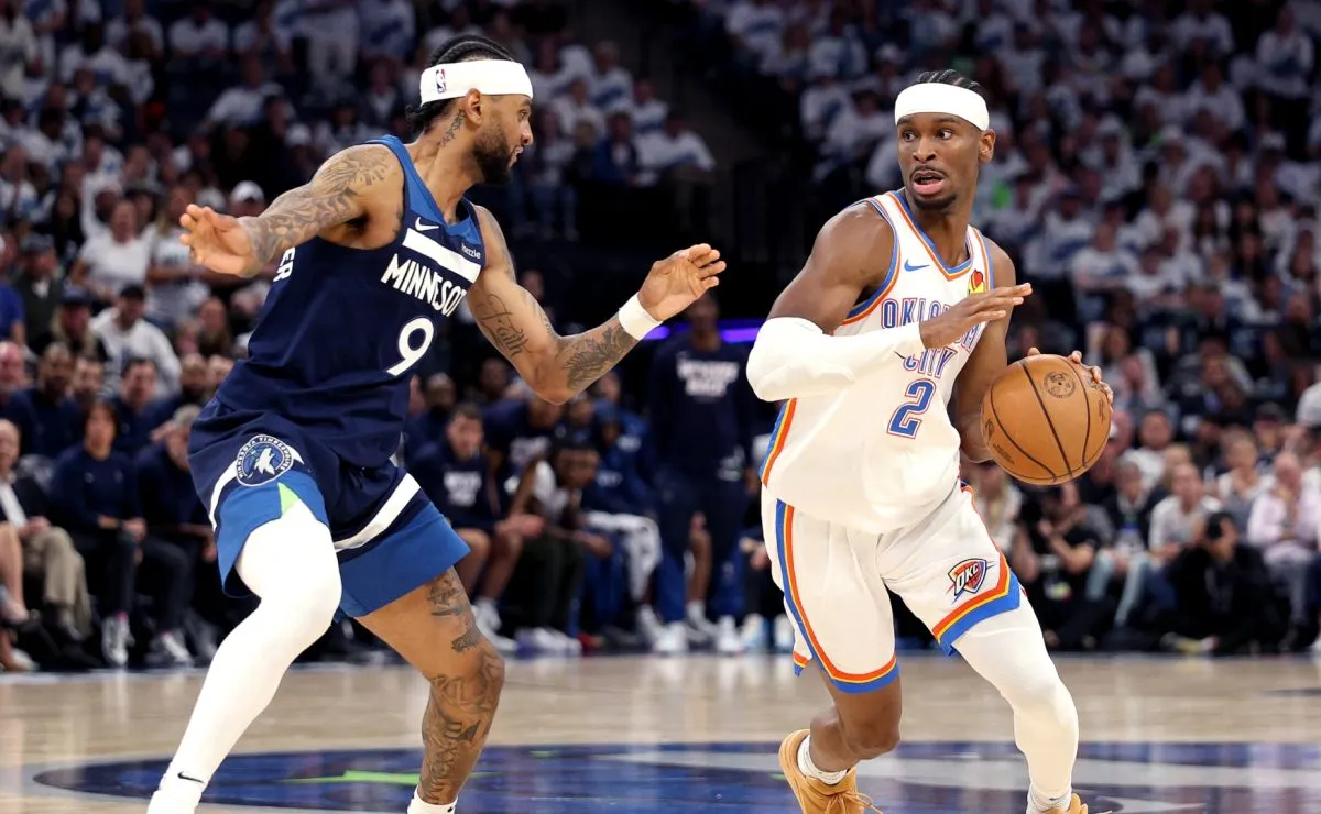NBA fans react to controversial foul as Thunder defeat the Timberwolves ...
