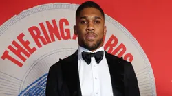 Anthony Joshua arrives prior to the RING Magazine Awards at Old Royal Naval College on January 11, 2025 in London, England.