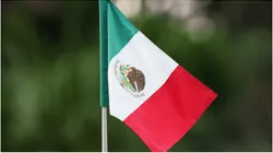 A detailed view of a mexican flag