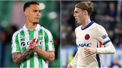 Real Betis star Antony and Chelsea star Cole Palmer