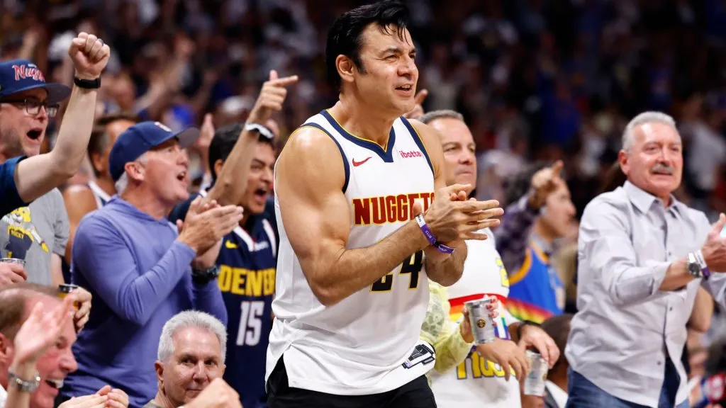 Denver Nuggets fans react during the second quarter against the Minnesota Timberwolves in Game Seven of the Western Conference Second Round Playoffs at Ball Arena on May 19, 2024. (Source: C. Morgan Engel/Getty Images)