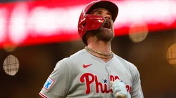 Spencer Strider drilled Bryce Harper in the elbow.