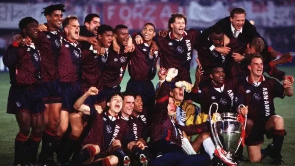 Champions League Finale 1995 in Wien between Ajax and Milan. (Source: Getty Images)