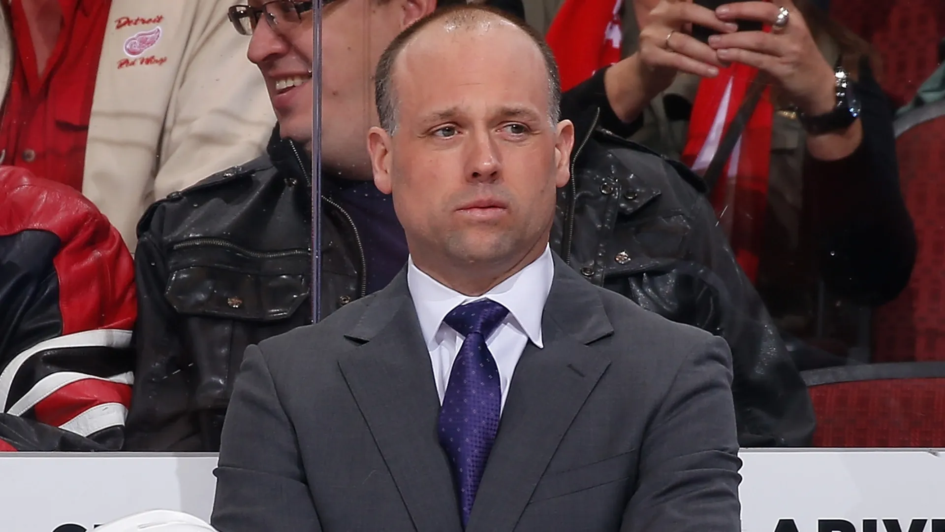 Jeff Blashill during a game
