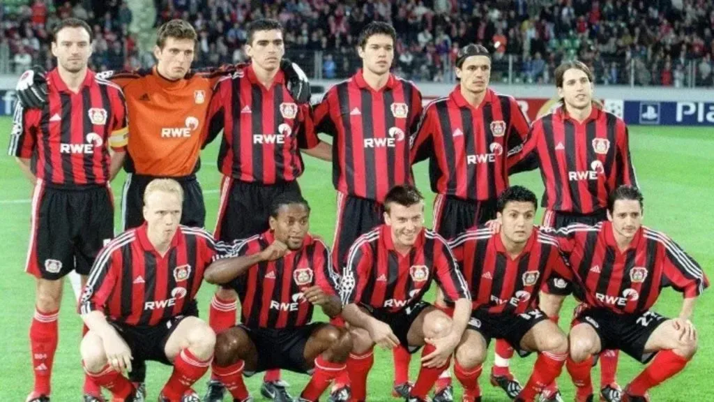 Bayer Leverkusen players who featured in the 2002 Champions League final vs Real Madrid. (Source: Getty Images)
