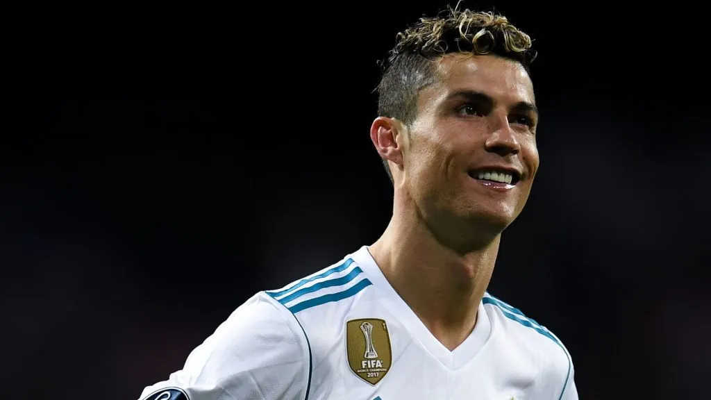 Cristiano Ronaldo of Real Madrid CF celebrates as they reach the final after the UEFA Champions League Semi Final Second Leg match between Real Madrid and Bayern Muenchen in 2018. (Source: David Ramos/Getty Images)
