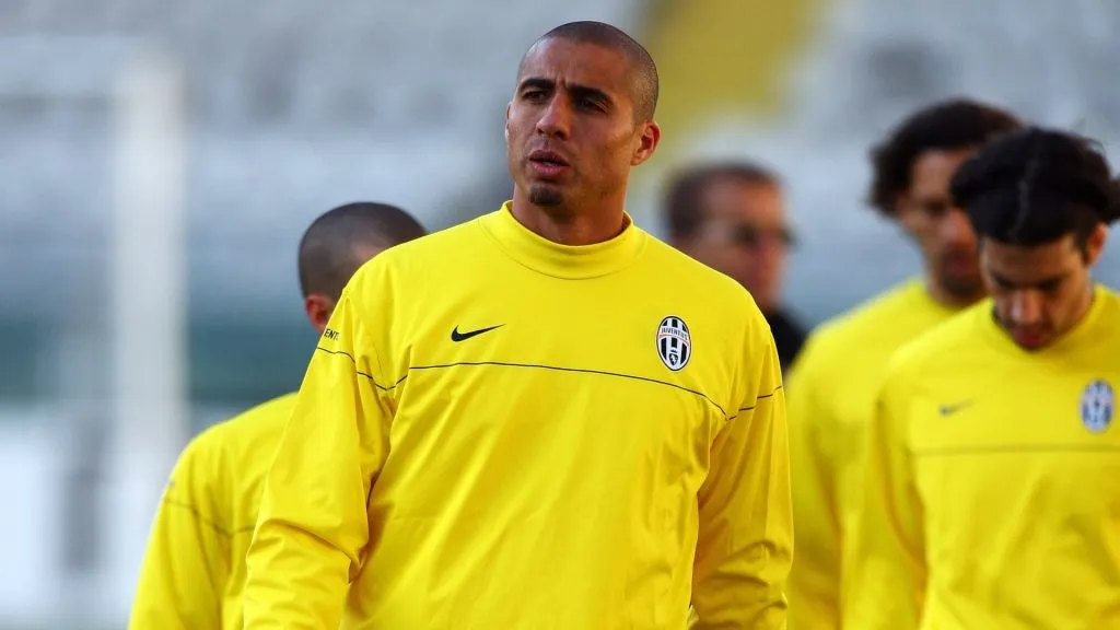 David Trezeguet of Juventus warms up during training at Stadio Olimpico di Torino on March 9, 2009. (Source: Michael Steele/Getty Images)