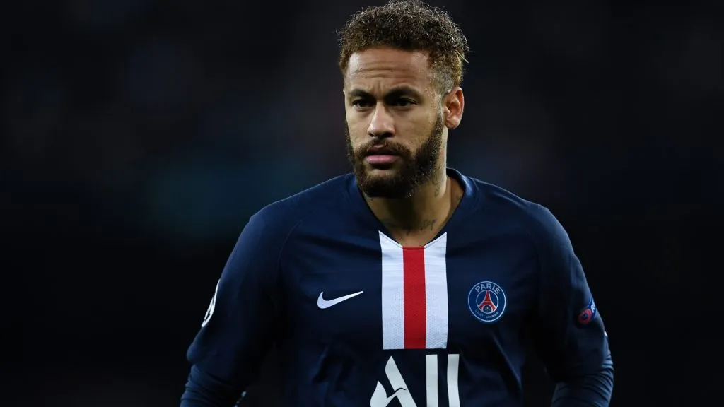 Neymar JR of Paris Saint-Germain looks on during the UEFA Champions League group A match between Real Madrid and Paris Saint-Germain at Bernabeu on November 26, 2019. (Source: David Ramos/Getty Images)