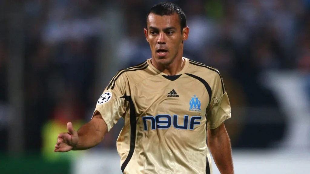 Vitorino Hilton of Marseille during the UEFA Champions League Group D match between Olympique de Marseille and Liverpool at the Stade Velodrome on September 16, 2008. (Source: Michael Steele/Getty Images)