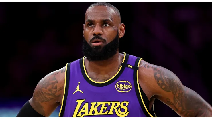 Los Angeles Lakers star LeBron James.
