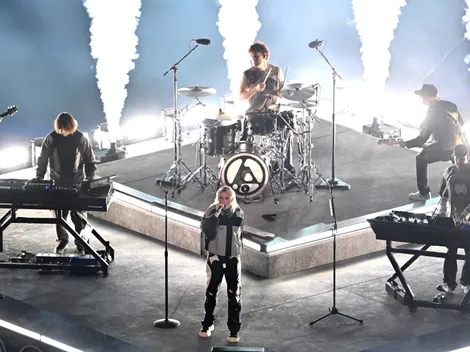 What songs did Linkin Park play at the 2025 UEFA Champions League Kick Off Show?