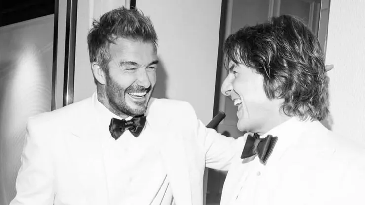 David Beckham and Tom Cruise Attend for "Beckham & Friends Live" in 2025.