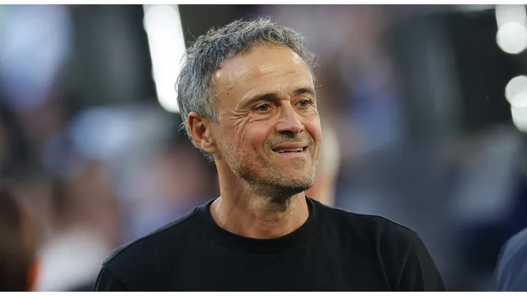 Luis Enrique, Head Coach of Paris Saint-Germain, looks on prior to the UEFA Champions League Final 2025 between Paris Saint-Germain and FC Internazionale Milano at Munich Football Arena on May 31, 2025 in Munich, Germany.