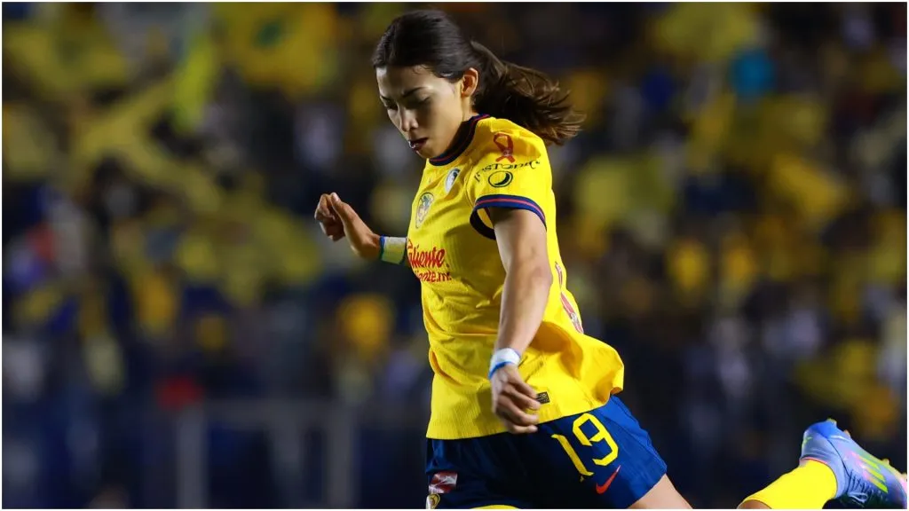 Montserrat Saldivar of Mexico in a game with America – Hector Vivas/Getty Images