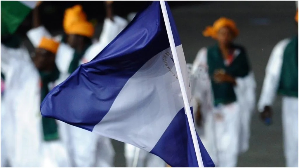 Nicaragua’s flag – Laurence Griffiths/Getty Images