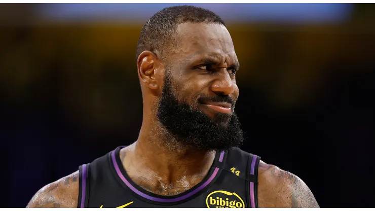 LeBron James #23 of the Los Angeles Lakers at Crypto.com Arena on December 23, 2024 in Los Angeles, California.
