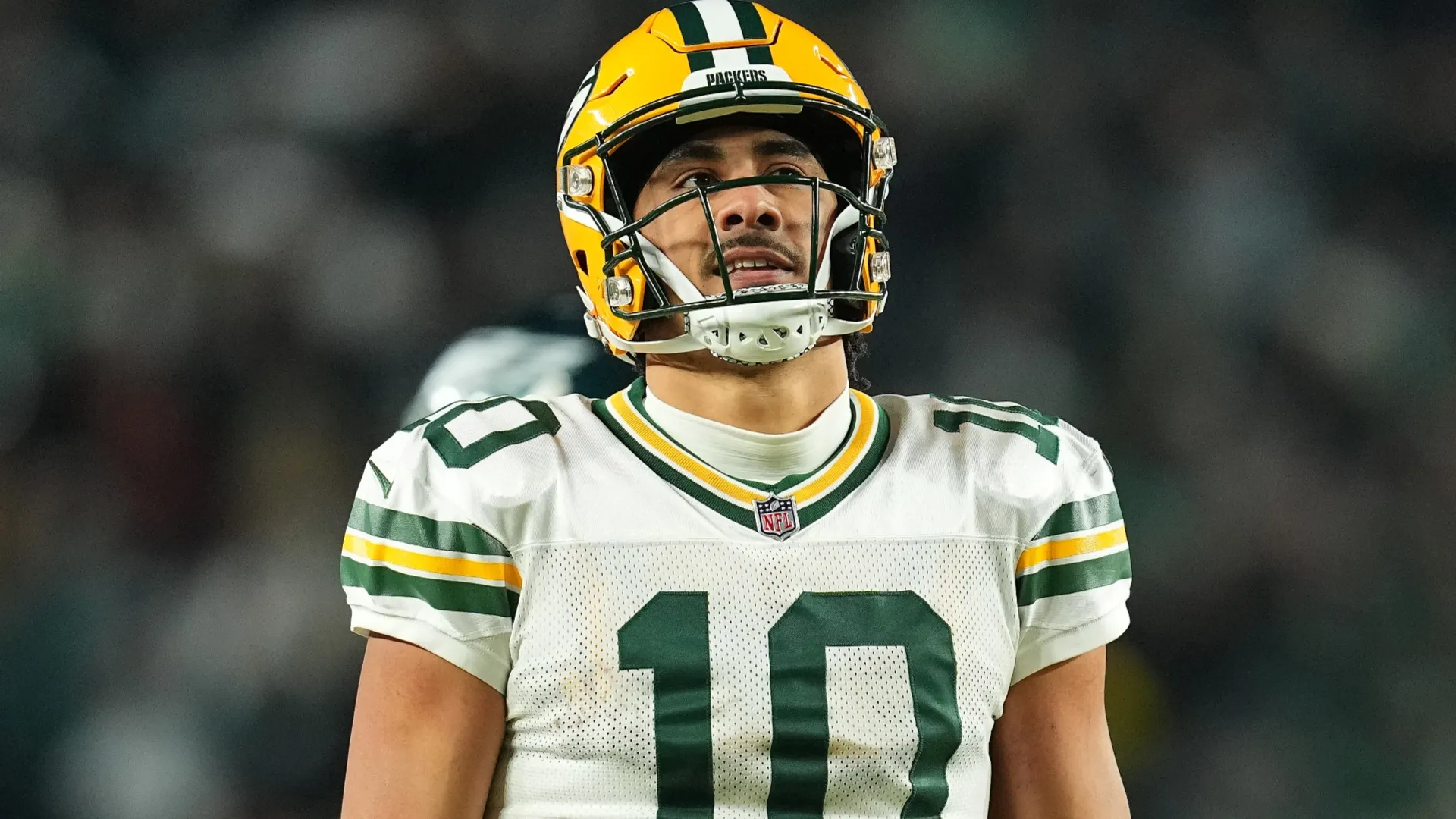 Jordan Jordan Love #10 of the Green Bay PackersGreen Bay Packers