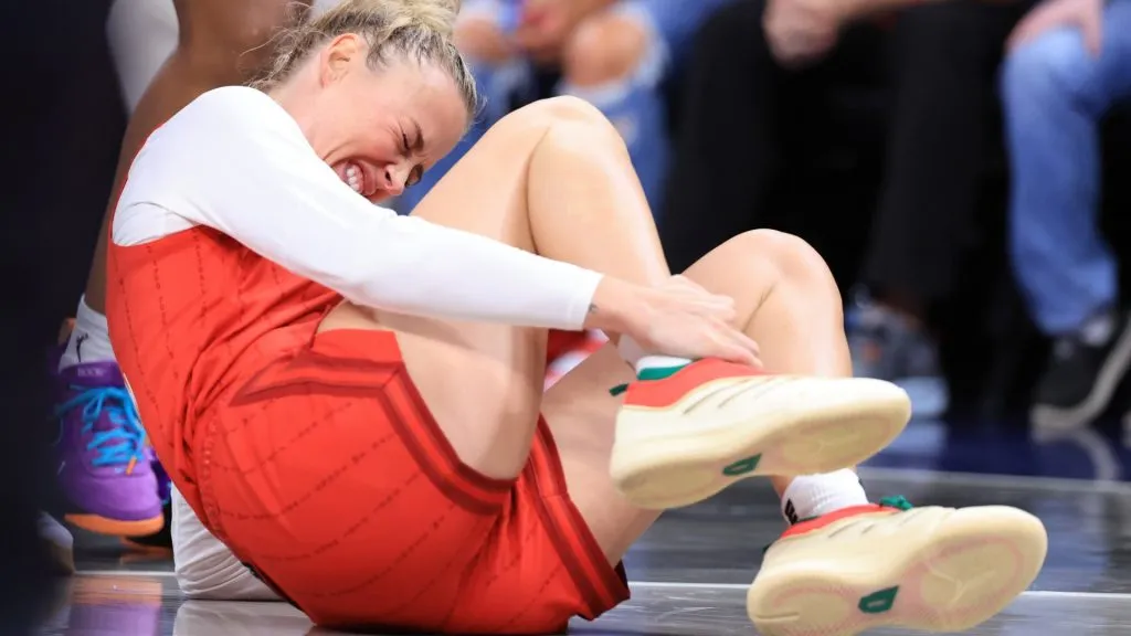 Sophie Cunningham suffered another ankle injury (Getty Images)
