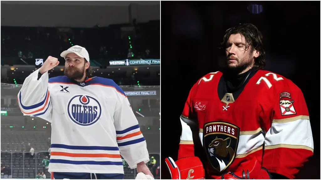 Stuart Skinner (left) and Sergei Bobrovsky (right)