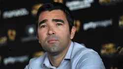 Former soccer player Deco attends the Golden Foot 2016 Award Ceremony press conference.
