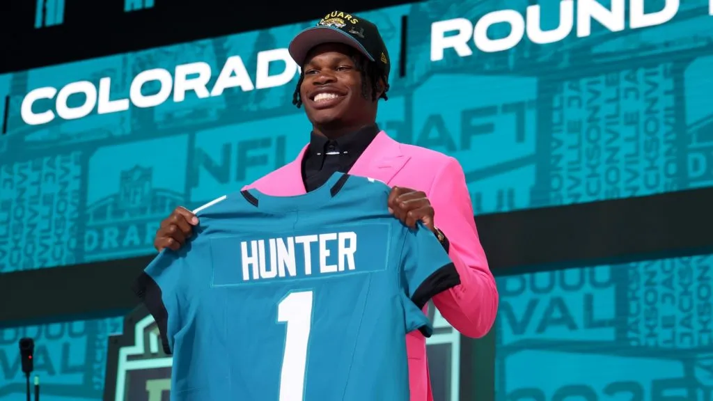 Travis Hunter was selected 2nd overall by the Jacksonville Jaguars