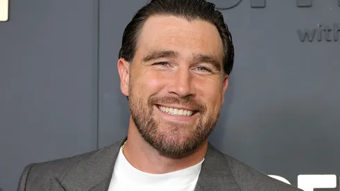 Travis Kelce attends the Amazon 2025 Upfront at Beacon Theatre on May 12, 2025 in New York City.
