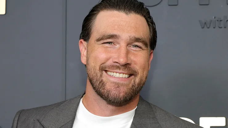 Travis Kelce attends the Amazon 2025 Upfront at Beacon Theatre on May 12, 2025 in New York City.