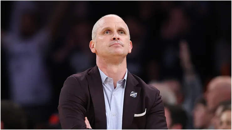 Head coach Dan Hurley of the Connecticut Huskies.
