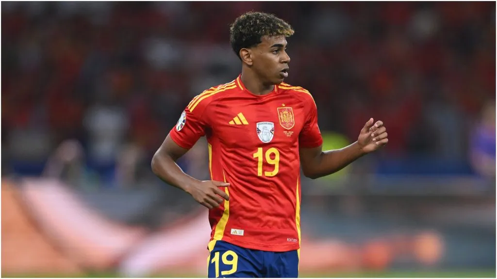 Spain player Lamine Yamal – Stu Forster/Getty Images