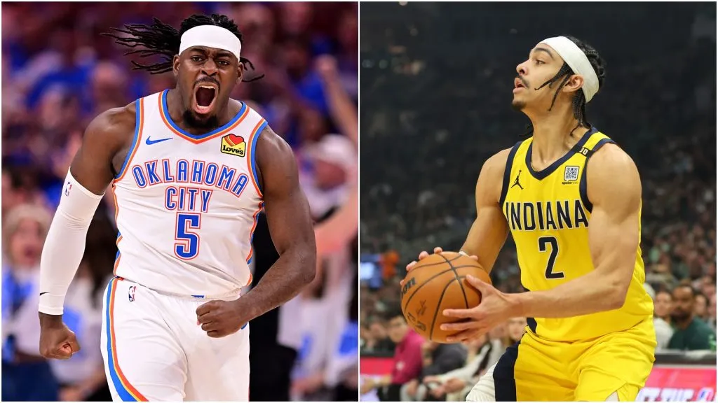 Luguentz Dort (left) and Andrew Nembhard (right)