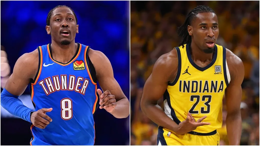 Jalen Williams (left) and Aaron Nesmith (right)