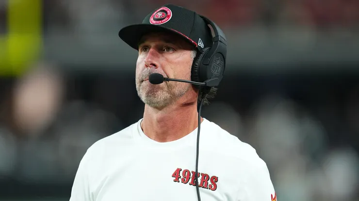 Head coach Kyle Shanahan of the San Francisco 49ers