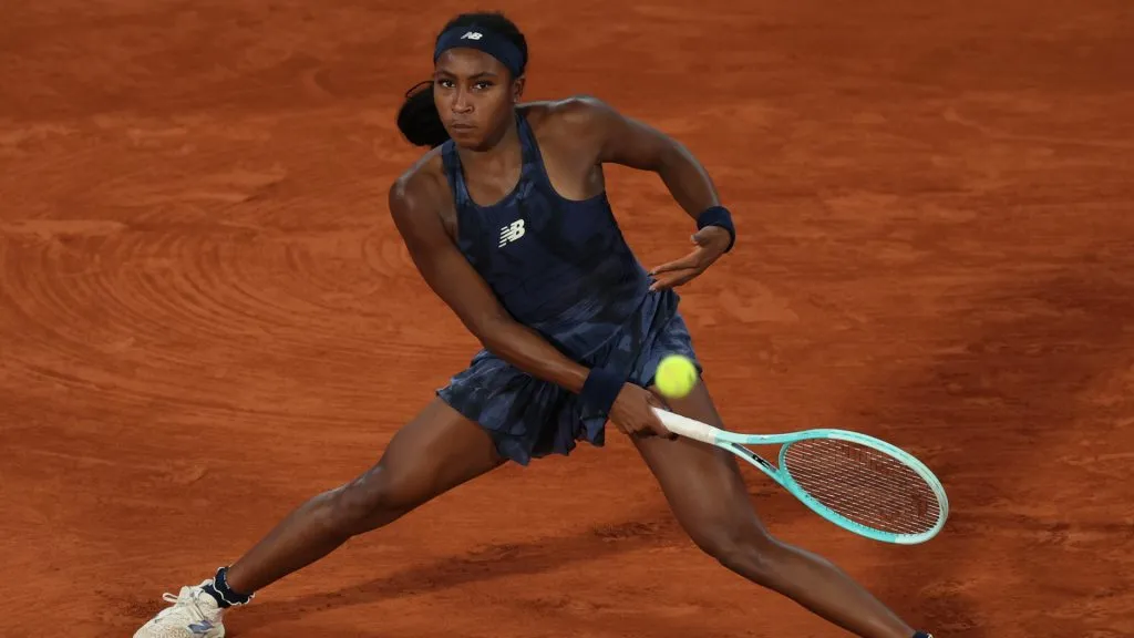 Coco Gauff during the 2025 French Open semifinals (Getty Images)