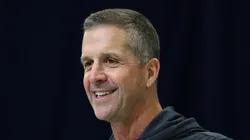 John Harbaugh head coach of the New York Giants
