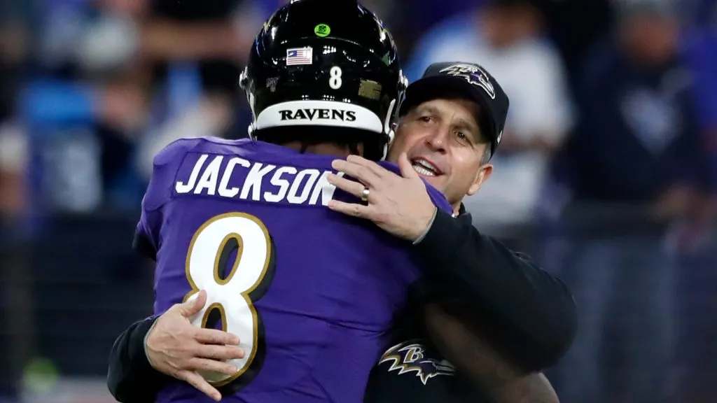 Lamar Jackson John Harbaugh
