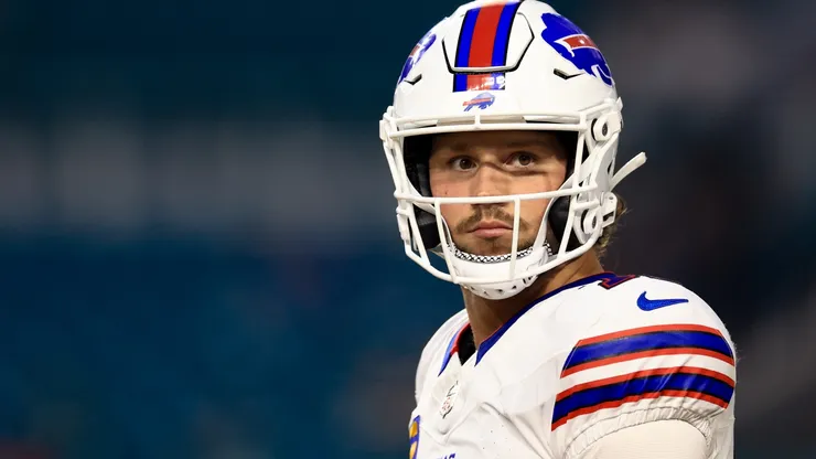 Josh Allen #17 of the Buffalo Bills