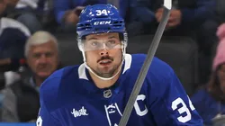 Auston Matthews during a game with the Toronto Maple Leafs