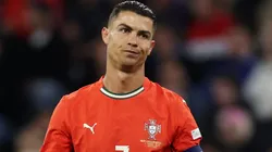 Cristiano Ronaldo of Portugal reacts during the UEFA Nations League 2025 semifinal match between Germany and Portugal at Munich Football Arena on June 04, 2025 in Munich, Germany.