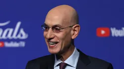 NBA Commissioner Adam Silver speaks to the media prior to Game One of the 2025 NBA Finals between the Oklahoma City Thunder and the Indiana Pacers