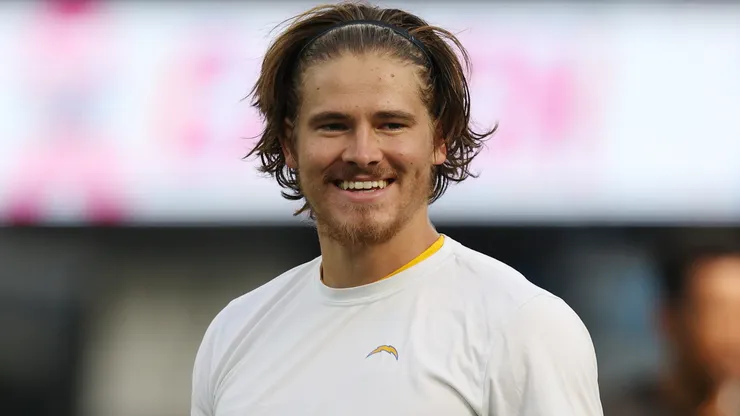 Justin Herbert #10 of the Los Angeles Chargers