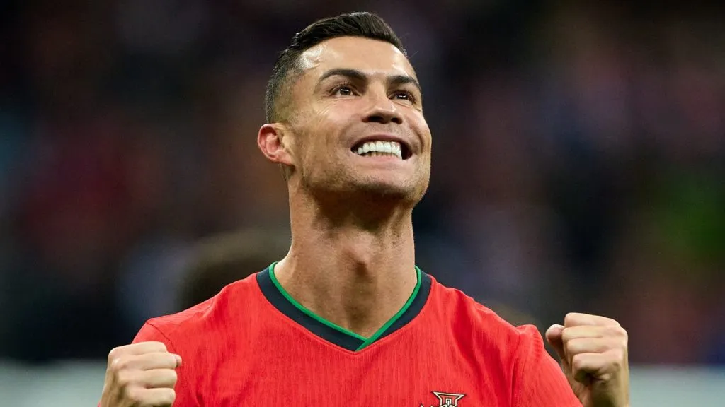 Cristiano Ronaldo celebrating