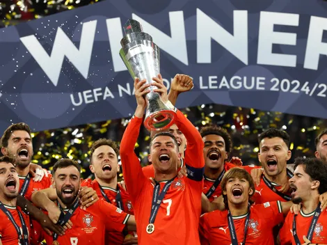 Video: Cristiano Ronaldo lifts the 2025 UEFA Nations League trophy with Portugal