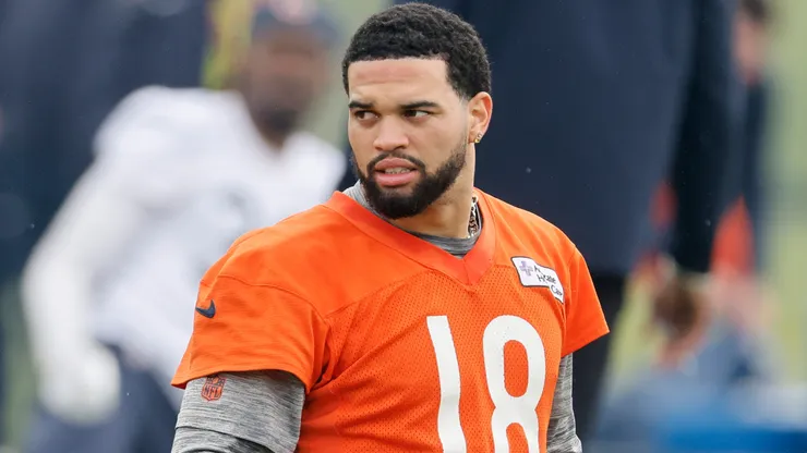 Caleb Williams #18 of the Chicago Bears.