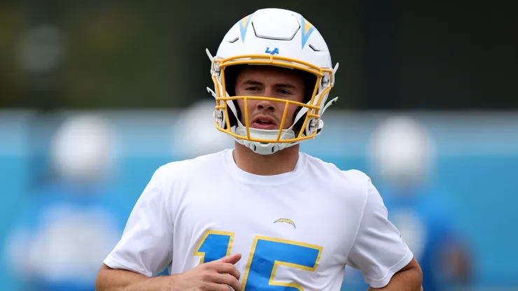 Ladd McConkey #15 of the LA Chargers