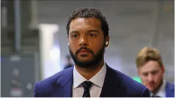 Seth Jones #3 of the Florida Panthers arrives for the game against the Edmonton Oilers prior to Game Two of the 2025 NHL Stanley Cup Final at Rogers Place on June 06, 2025 in Edmonton, Alberta.
