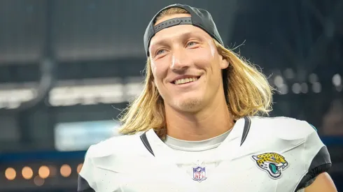 Trevor Lawrence #16 of the Jacksonville Jaguars
