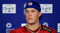 Jaxson Dart #6 of the New York Giants