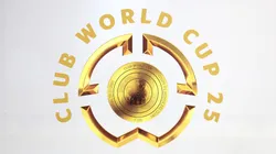 A detailed view of signage before the game between the Los Angeles Football Club and Club América for a FIFA Club World Cup 2025 Play-In at BMO Stadium on May 31, 2025.