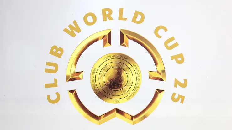 A detailed view of signage before the game between the Los Angeles Football Club and Club América for a FIFA Club World Cup 2025 Play-In at BMO Stadium on May 31, 2025.