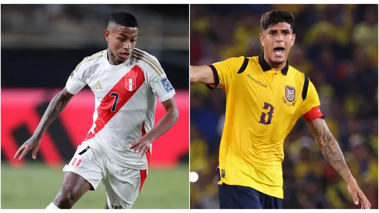 Peru's star Andy Polo and Ecuador's Piero Hincapie.